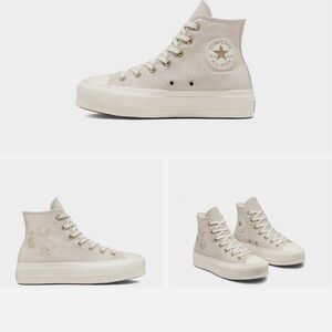 CONVERSE Chuck Taylor All Star Lift Golden Elements Celestial Stars Shoes